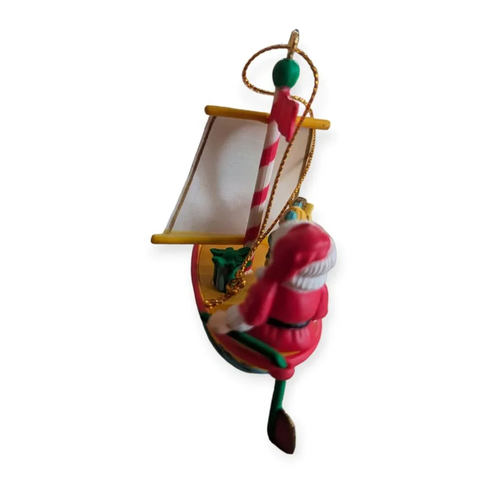 Vintage 1991 Santa's Best Smooth Sailing First Edition Ornament